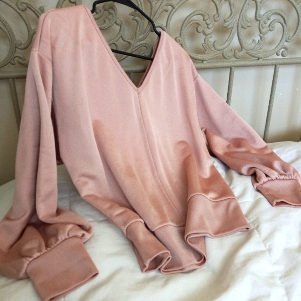 Express xs V sweater blouse
